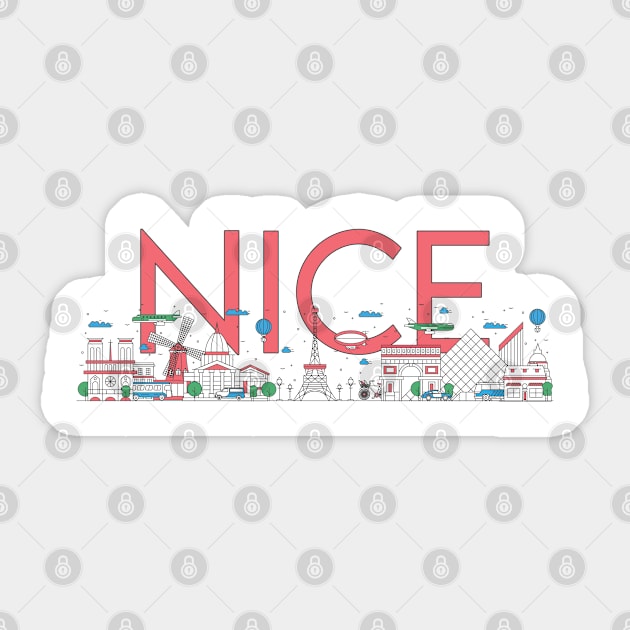 Nice travel Sticker by SerenityByAlex